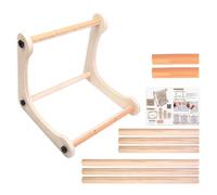 Supporto per cerchio da ricamo,Supporto per ricamo regolabile | Espositore portatile in legno regolabile per ricamo arazzo Punch Needle motivi attività creative
