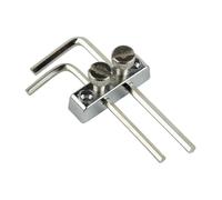 Supporto Per Chiave Esagonale Con Chiave Montata Sulla Paletta Del Tremolo Per Chitarra Elettrica Con Montaggio Di Due Chiavi Esagonali. Accessori Per Parti Di Strumenti (Color : Silver)
