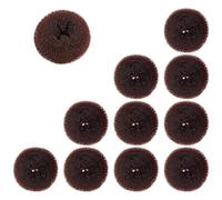 Supporto per Chignon per Capelli Caffè 15 Pezzi Nylon