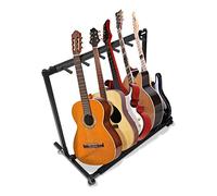 Supporto per chitarra a 5 vie Espositore per chitarra, supporto per chitarra multiplo Supporto per chitarra in metallo a 5 vie per 5 chitarre, supporto per chitarra elettrica multiplo