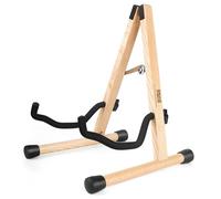 Supporto per chitarra acustica con schiuma imbottita, supporto per chitarra elettrica classica, supporto pieghevole ad A, compatibile con mandolino, basso, banjo, ukulele (Ashtree)