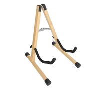 Supporto per Chitarra Acustica in Legno, Supporto per Chitarra Portatile in Legno, Schiuma Pieghevole per Basso (Tronchi di grano)