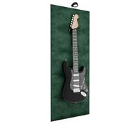 Supporto per chitarra con luce RGB e pannelli acustici | Display fonoassorbente con LED colorati | 125×50 cm | Colore lampada: Bianco | Colore pannello: [Verde | PANELS+WhiteLamp (125x50cm)]