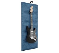 Supporto per chitarra con luce RGB e pannelli acustici | Display fonoassorbente con LED colorati | 125×50 cm | Colore lampada: Nero | Colore pannello: [Blu | PANELS+BlackLamp (125x50cm)]