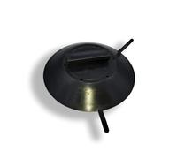 Supporto per chitarra Efelf - Ricambio ventosa - Dimensioni Ø 7,2 cm - nero - fissaggio sicuro per chitarra classica e acustica