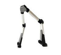 Supporto per chitarra pieghevole regolabile a forma di braccio progettato per gradini adatto per strumenti a corda multipla Design compatto Supporto per chitarra portatile