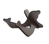 Supporto per Chitarra Portatile in Legno Composito per Ukulele Supporto per Chitarra Portatile per Strumenti a Corda(Nero)