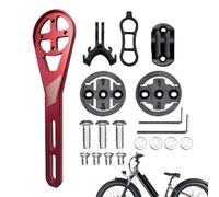 Supporto per ciclocomputer | Supporto esteso in lega di alluminio | Portabici per manubrio,per fotocamera sportiva di azione torcia ciclismo montagna e