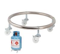 Supporto per Cilindro Mobile,Supporto per Cilindro Mobile - Trasporto di cilindri - Scaffale Fisso del Cilindro Mobile, spedizione del Cilindro Sicuro e stoccaggio Fisso, per Serbatoio