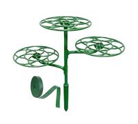 Supporto per cime di albero - Portacandele a base piatta, asta di supporto per cime di albero, stabilizzatore di cime di albero, ornamenti per albero regolabili a 3 strati, supporto stabilizzatore