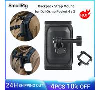 Supporto per Cinghia da Zaino SmallRig per DJI Osmo Pocket 4 3 /Action 6/Nano, per GoPro, per Insta360 con Base Adattatore per Action Cam con Testa a Sfera