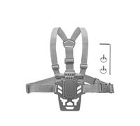 Supporto per cinghia toracica compatibile con DJI RC 2/1, staffa per telecomando posteriore, fascia toracica, supporto per cintura di supporto per DJI RC Pro (per RC 2/1)