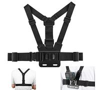 Supporto per cinghia toracica per action camera, supporto per imbracatura regolabile con adattatore a gancio J compatibile con Gopro 10, DJI Osmo, AKASO, Insta 360, la maggior parte action camera