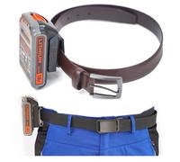 Supporto per cintura a batteria compatibile con Black+Decker PowerCONNECT batteria 18 V - Cintura per attrezzi Clip/borsa, passante per cintura, accessori per batteria (per Black + Decker PowerCONNECT