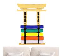 Supporto per cintura da karate, con 2 ganci, adesivi, medaglie e appendini, organizer per cintura, per adulti, ragazzi, kickboxing, Jiu Jitsu brasiliano, casa, scuola, accademia, club,