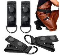 Supporto per cintura in nylon, 4 pezzi per accessori per cinture, supporto per attrezzi da campeggio, per uomini, agenti penali, forze di sicurezza, correzione giudiziaria, sanitari, meccanici e