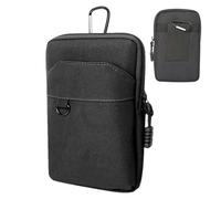 Supporto per cintura per telefono: per Smart Phone, utilitaria in nylon durevole, design di trasporto con clip di sicurezza, organizzatore di attrezzature tattiche con