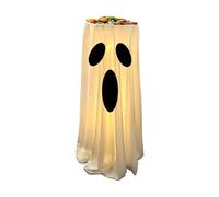 Supporto per ciotola di caramelle fantasma, supporto per dolcetti di Halloween, statuetta spettrale decorativa