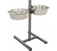 Supporto per ciotole TRIXIE Dog Bar regolabile per cani multicolore