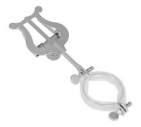 Supporto per clarinetto e lira per clarinetto, supporto di fissaggio per spartiti musicali, struttura in acciaio inox per una facile gestione dei fogli clip per principianti