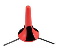 Supporto per Clarinetto e Oboe Portatile, Smontabile, Treppiede | Uso Interno ed Esterno, Struttura Stabile Antiscivolo, Metallo e Plastica, Colore Rosso