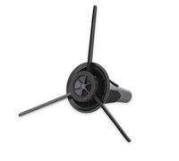 Supporto per Clarinetto Portatile in Plastica Nera Robusto Supporto per Treppiede con Cuscinetti Morbidi Pieghevole Staccabile per il Trasporto e lo Stoccaggio
