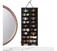 Supporto per clip a artiglio - Porta accessori per capelli, cinghia per visualizzazione barrette | Organizer per clip di mascella, fermagli a banana, forcine per capelli, camera delle ragazze