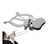 Supporto per clip da passeggio antiscivolo regolabile per graffetta - per strumenti musicali a doppio meccanismo per graffetta, lira da passeggio