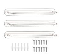 Supporto per clip per capelli da parete, supporto per clip per capelli da parete, 3 x espositore per l'archetto sospeso, organizzatore per riporre fermagli per capelli da bagno, organizzatore