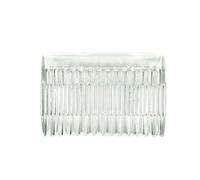 Supporto per coda di cavallo con design trasparente pratico pettine per capelli per ragazze calde styling coda di cavallo supporto per ragazze