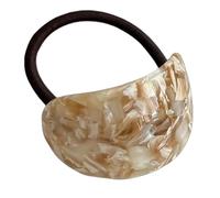 Supporto per coda di cavallo da donna - Strumento ovale per acconciatura con design geometrico | Corda ovale geometrica per capelli a coda di cavallo | elastici decorativi per capelli con fiocchi per