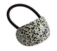 Supporto per coda di cavallo da donna - Strumento ovale per acconciatura con design geometrico | Corda ovale geometrica per capelli a coda di cavallo | elastici decorativi per capelli con fiocchi per