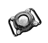 Supporto per collare per cani, Ciondolo Collare per Cani Anti Lost Pet Tracker Collare Impermeabile Pendente e Leggero, Custodie GPS Accessori Tracker, Nero