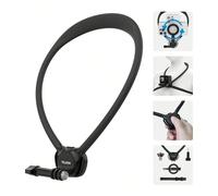 Supporto per collo TELESIN SE 2.0 con cuscino d'aria, cinghia per il petto regolabile e supporto per il collo per vlogging in modalità hands-free POV per GoPro Hero 13/12/11/10/9, Insta 360 X5/X4/Ace