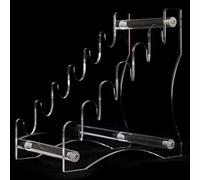 Supporto per coltelli, supporto per display per coltelli | espositore da scrivania in acrilico - espositore da scrivania trasparente può contenere 6, supporto da taglio per soggiorno