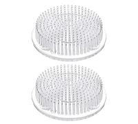 Supporto Per Composizioni Floreali - Griglia Trasparente Per Fiori Rotondi A Forma Di Rana, Base Di Supporto Stabile Per Perno, Kit Di Strumenti Per Inserti Di Vasi Riutilizzabili | Rana Di Fiori Per