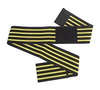 Supporto per compressione del golfo Supporto a compressione Avvolgimento di bendaggi elastici traspiranti di alta qualità per il recupero di lesioni sportive e materiale in nylon (Strisce nere e