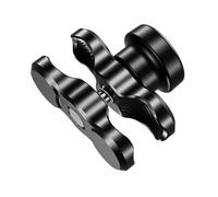 Supporto per computer bici Supporto Antifurto Per Telefono Bici Con Doppia Presa Per Supporto In Lega Alluminio Con Testa Sfera Da 25 Mm Per Supporto Per Telefono Moto(6cm)