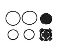 Supporto per computer bicicletta in nylon e silicone per Bryton R320/R420/750, base nera con cinghie di fissaggio per bici da strada e mountain bike