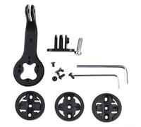 Supporto per computer da bici in alluminio per Garmin per Bryton per Wahoo, supporto per manubrio per Trek Blendr con sistema di montaggio multi base e staffa