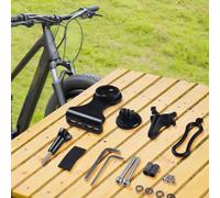 Supporto per computer da bici in carbonio 3K per Garmin e Bryton, attacco al manubrio, design leggero, migliora la sicurezza e l'esperienza di guida (per Garmin)