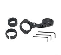 Supporto per computer da bici per Garmin Edge e GPS, staffa regolabile per manubrio, morsetto da 25,4 mm 31,8 mm, accessorio per ciclismo in ABS per bici da strada e MTB