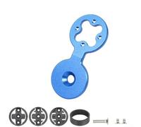 Supporto per computer da bici per Garmin Edge, Wahoo e Bryton con design superiore (blu)