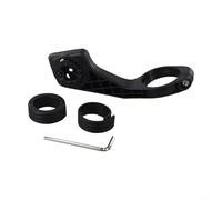 Supporto per computer da bici per Garmin per Edge e per iGPSPORT GPS, per manubrio della bicicletta staffa con morsetto da 25,4 mm/31,8 mm, accessorio per ciclismo in ABS per strada per MTB, nero