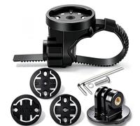 Supporto per Computer da Bicicletta - Attacco per Manubrio Compatibile con Garmin/Magicshine/XOSS/Bryton - Include Adesivo Personalizzabile - Per Manubrio 20-50mm