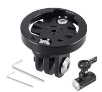 Supporto per computer da bicicletta Gopro per Garmin, 20 - 22 mm Mount Combo Adapter per Garmin Edge, supporto per computer da bicicletta, compatibile con fotocamera o faro