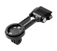 Supporto per computer da bicicletta, in lega di alluminio, con angolo regolabile di 135°, accessorio per bicicletta Garmin nero (A)