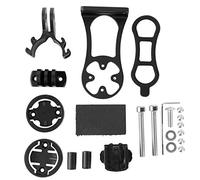 Supporto per computer da bicicletta in metallo per manubrio integrato per bici da strada, supporto per computer da bicicletta, per Garmin per Bryton tutte le serie (nero) Supporto per computer da