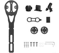 Supporto per computer da bicicletta, kit di montaggio per manubrio per Garmin per Bryton, adattatore per supporto GPS per bici da strada e mountain bike (dritto)