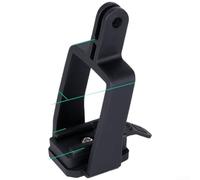 Supporto per computer da bicicletta per Garmin e Action Camera, staffa per manubrio in nylon senza attrezzi con imbottitura in gomma morbida, adatta per barre da 19-35 mm, accessori per ciclismo su